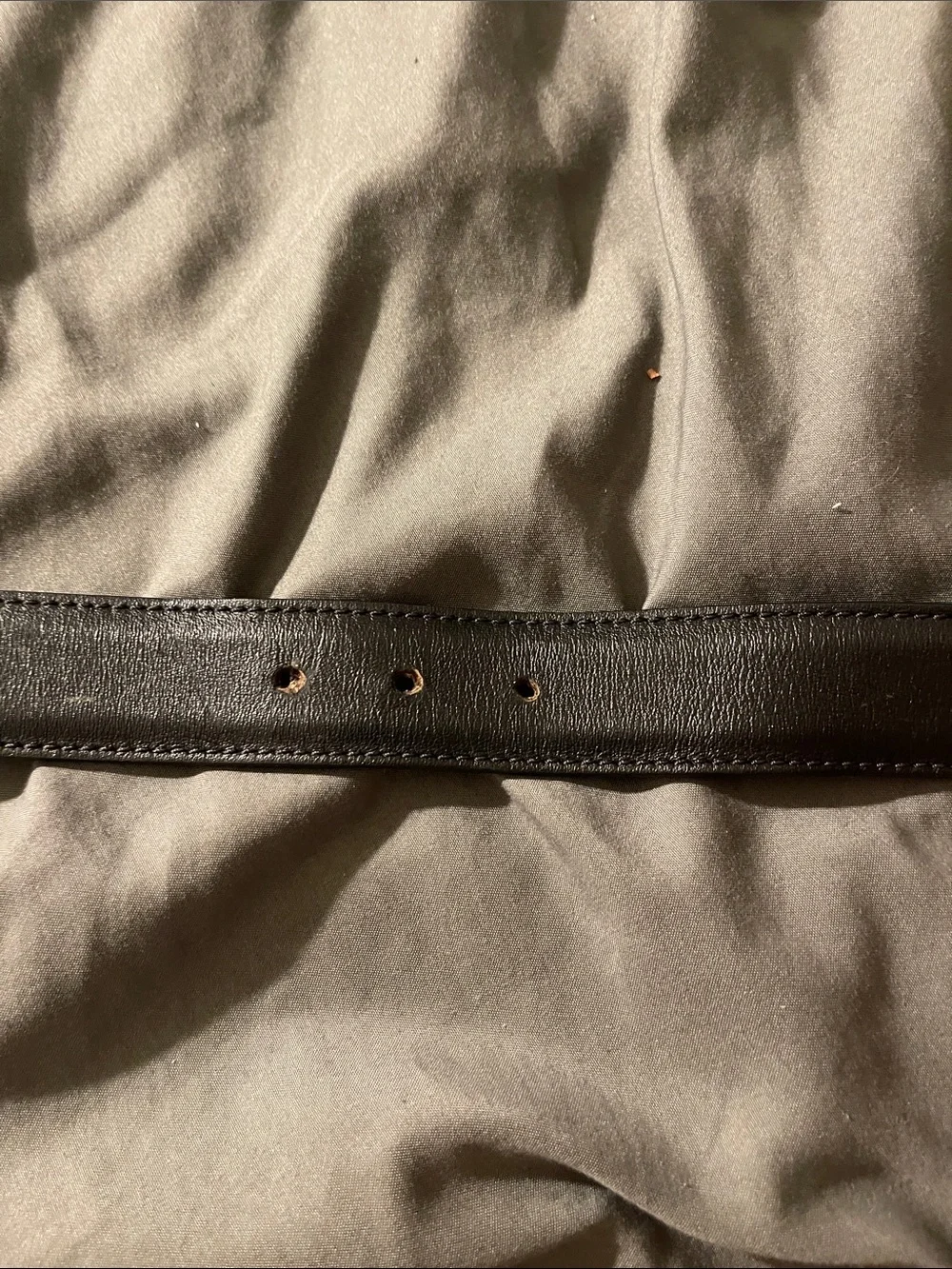 Versace Black Leather Belt with Silver Geometric Logo Buckle
